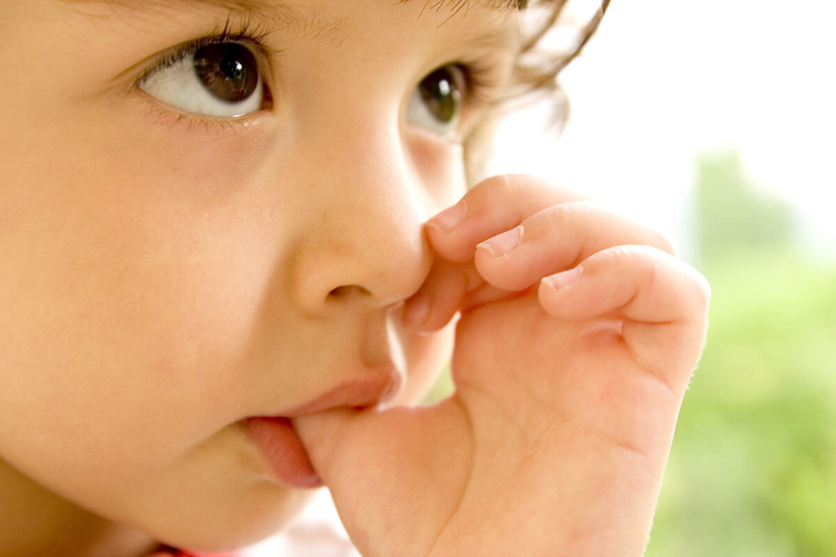 Child sucking thumb